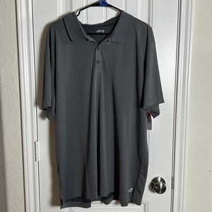 BCG Mens Coaches Polo Gray collard dri fit NEW WITH TAGS